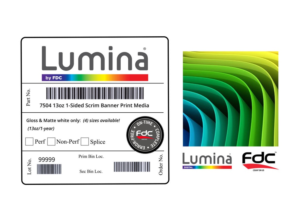  Lumina 7504 - 13oz 1-Sided Printable Banner
