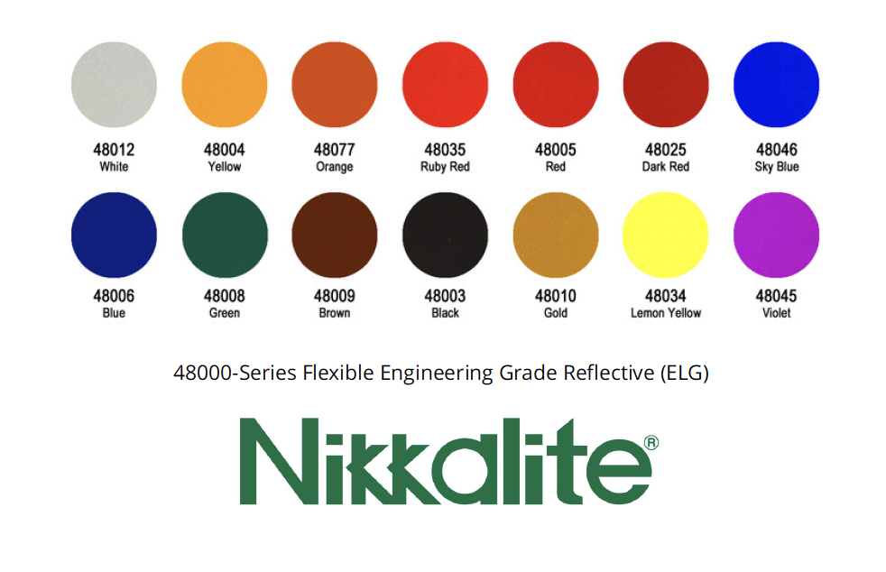 Nikkalite™ Brand 48000 Color Chart