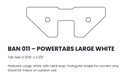 BannerUps PowerTabs - Pack of (100) Tabs) 