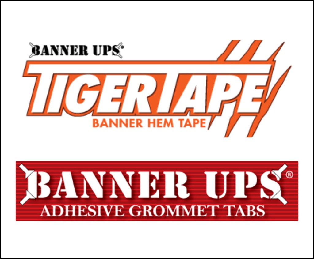 Banner Ups TIGERTAPE Banner Hem Tape 2" x 36 yd Roll - Box of 24 Rolls