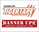 Banner Ups TIGERTAPE Banner Hem Tape 2" x 36 yd Roll - Box of 24 Rolls