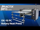 Practix OK-10 CP Rotary Sublimation Press 48" Roll-to-Roll 