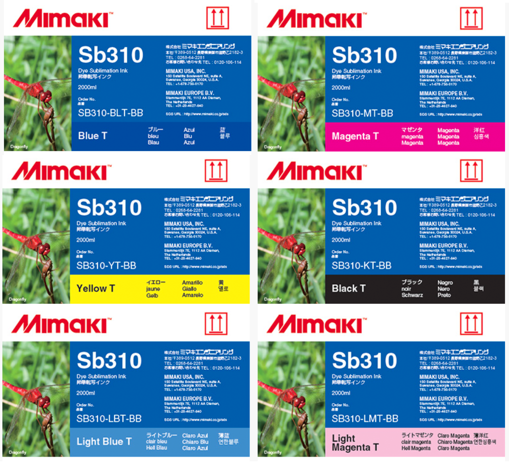 Mimaki SB310 Dye Sublimation Ink, 2 Liter