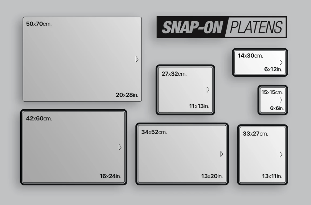 PolyPrint Snap-On Platen 13" x 10.6", Hoodies