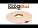 KederTape LITE 2-sided PSA Keder 14 x 3mm, 12 ft roll