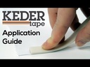 KederTape LITE 2-sided PSA Keder 14 x 3mm, 12 ft roll