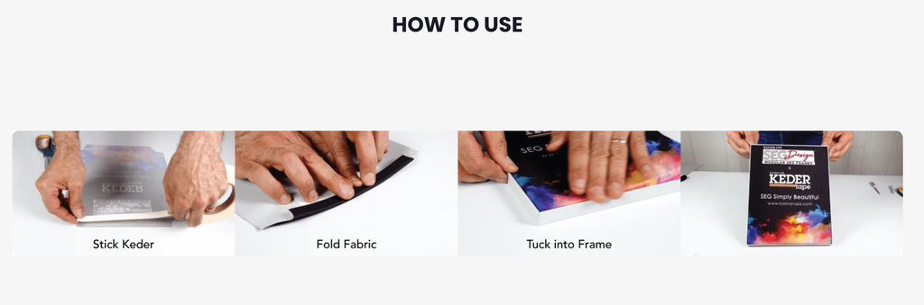 KederTape LITE 2-Sided PSA Keder 14 x 3mm, 48 ft roll