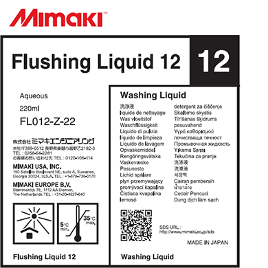Mimaki Flushing Liquid 12 220CC Cartridge