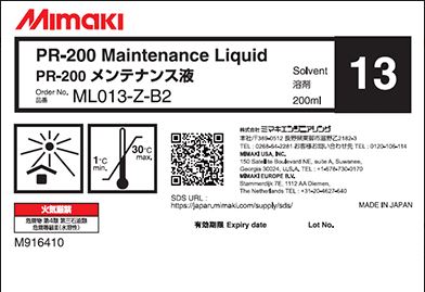 Mimaki PR-200 Maintenance Liquid