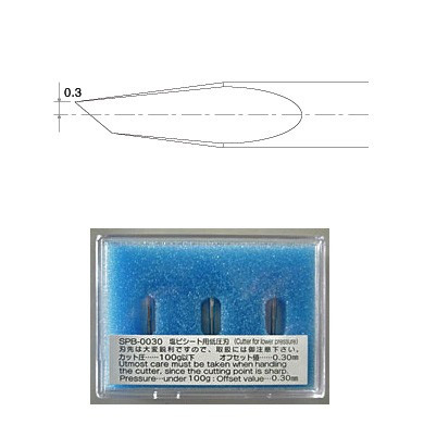 Mimaki Standard Swivel Blade For PVC w/ Low Pressure (3pcs)