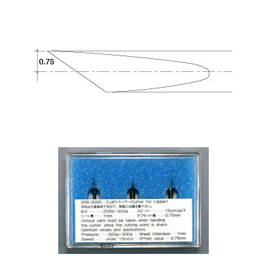 Mimaki Swivel Blade For Rubber Sheet (3 pcs)