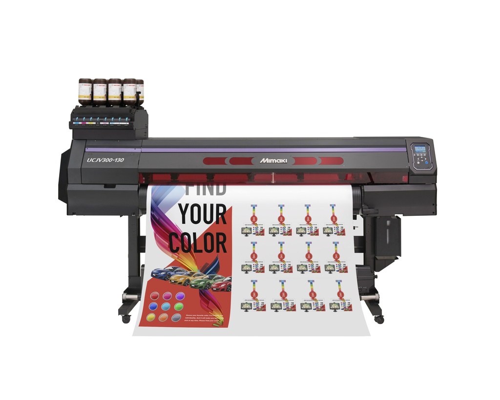Mimaki UCJV300-130 UV LED Printer/Cutter (54" Wide) 