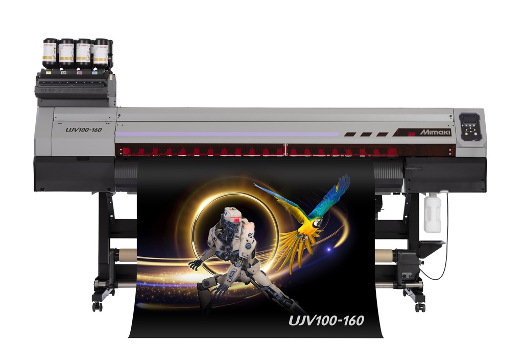 Mimaki UJV100-160Plus-111 UV LED Roll-to-Roll Printer