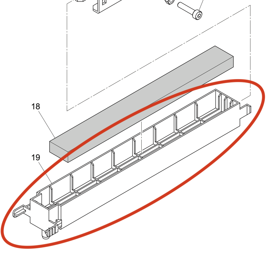 Mimaki WIPER TRAY