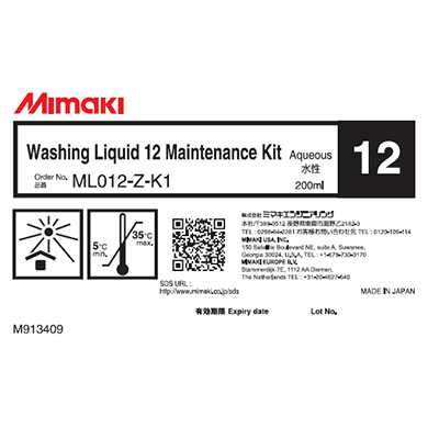 Mimaki Washing Liquid 12 Maintenance Kit