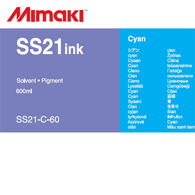Mimaki SS21 Eco-Solvent Ink 600cc Pack