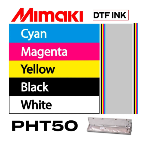 Mimaki PHT50 TxF DTF Ink 600ml/500ml Pack