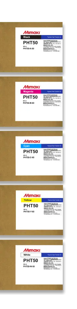 Mimaki PHT50 TxF DTF Ink 600ml/500ml Pack
