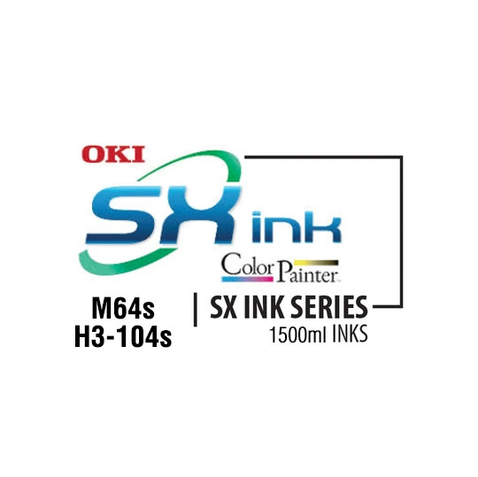 OKI SX Solvent Ink 1.5 Liter Pack for Oki M64