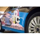 DAF Fedrigoni Ri-Jet C50, 2-mil Gloss White, Ultimate Slide & Tack, 12 Yr Air Egress Cast Wrap Media - 54" x 150' Roll