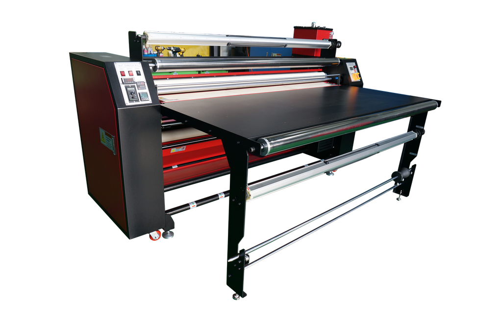 ColorFly MMD-3518 Rotary Sublimation Press, 14" x 1.8m, Oil, Cut-Piece & Roll-to-Roll
