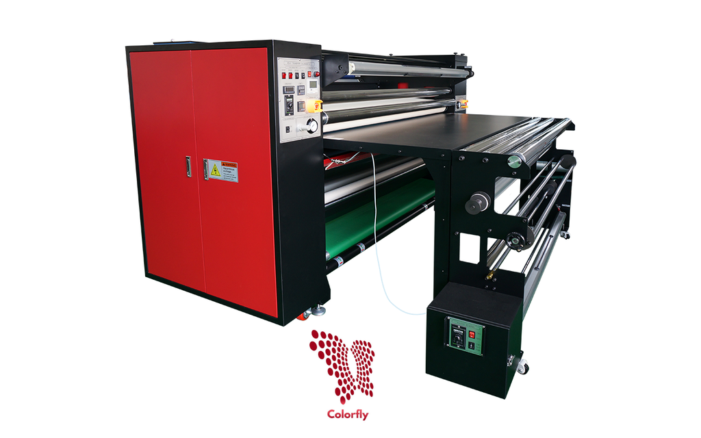 ColorFly PMD-8518 Rotary Sublimation Press , 35" x 2.1m, Oil, Cut-Piece & Roll-to-Roll