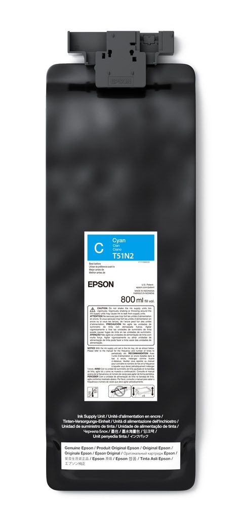 Epson T51N Ultrachrome S Series GS3 Ink Packs, 800 ml -