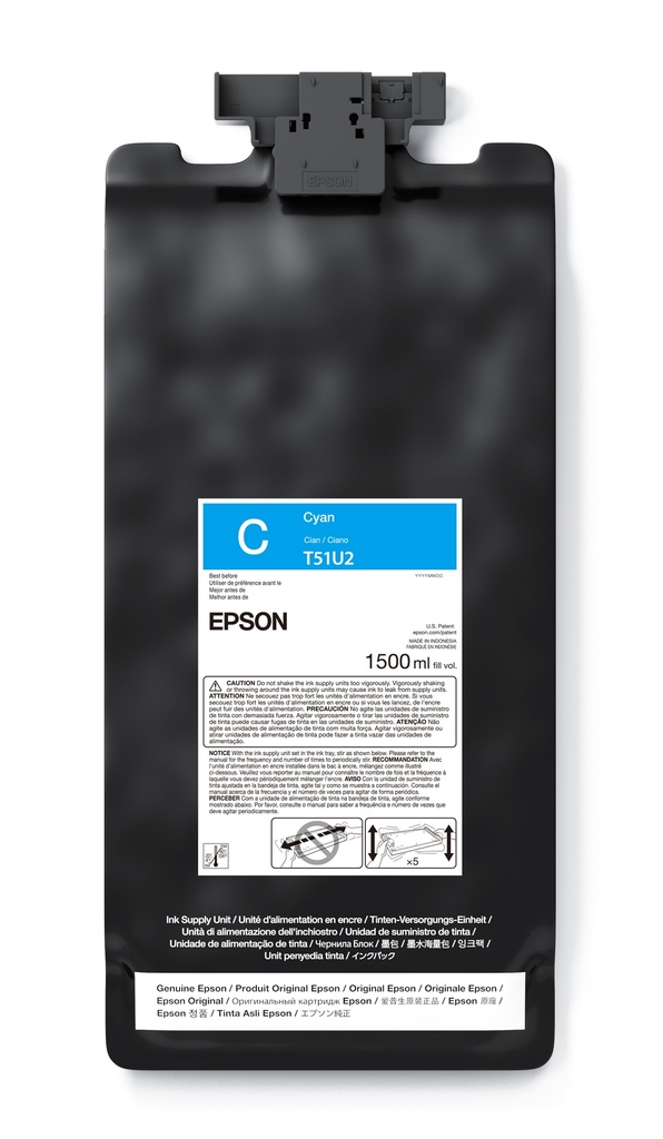 Epson Ultrachrome S Series GS3 Ink Packs, 1500 mL (T51U) 