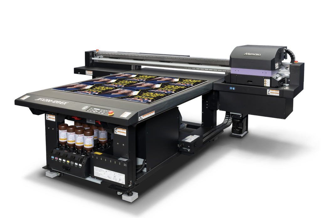 Mimaki JFX200-1213 EX Medium-Format UV LED Flatbed Printer 