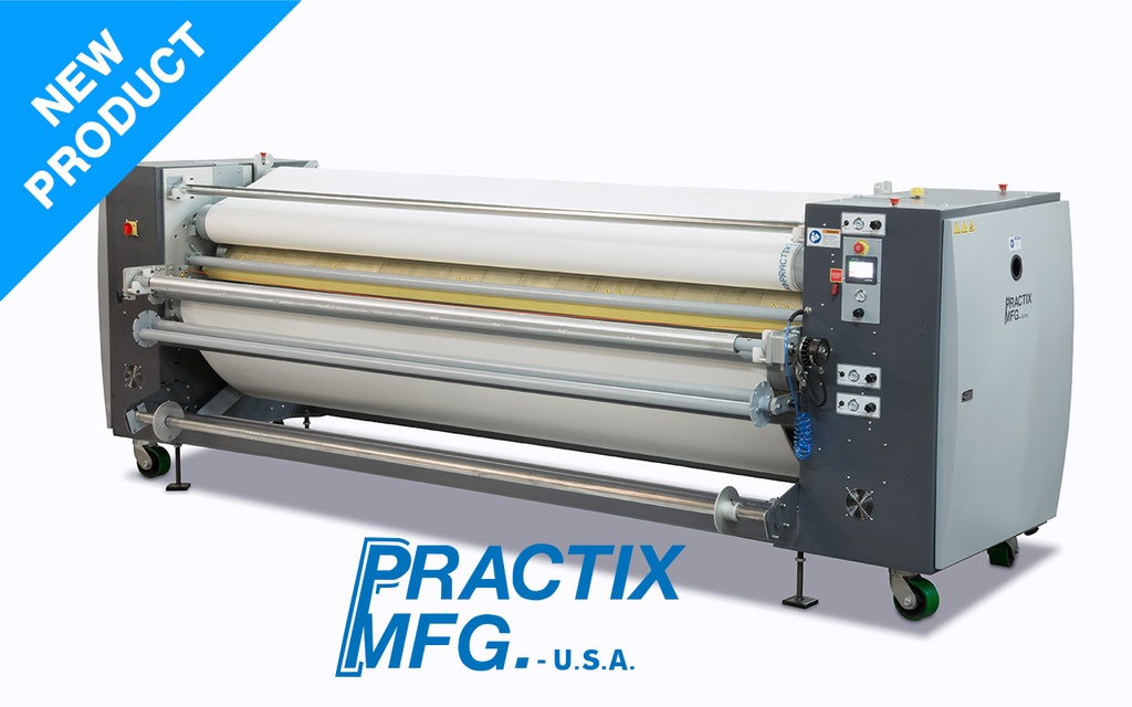 Practix OK-16 Rotary Sublimation Press 66" Roll-to-Roll