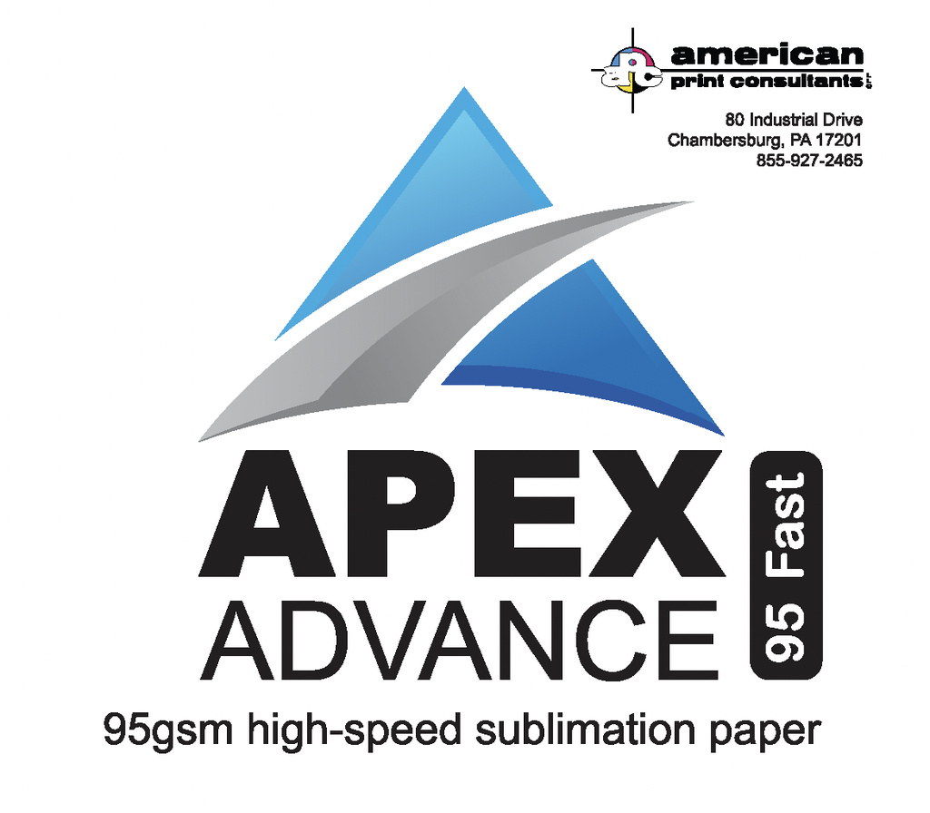 Apex Advance 95 Fast 64" x 492' Sublimation Transfer Paper