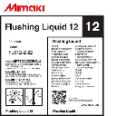 Mimaki Flushing Liquid 12 220CC Cartridge